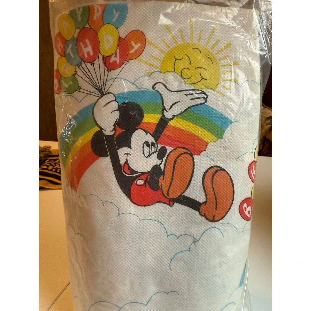 Vintage Mickey Mouse Birthday Party Supplies Set 8 Guest Rainbow Party Makers